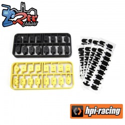 nanoTTR Curb Set  Black and Yellow