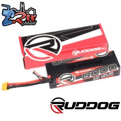 Lipo Ruddog 8000mAh 50C 7.4V Caja dura HardBox conector XT60