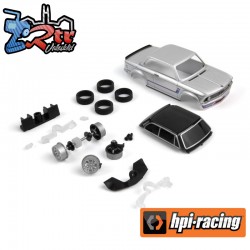 nanoTTR BMW 2002 Turbo  Silver  Painted Body
