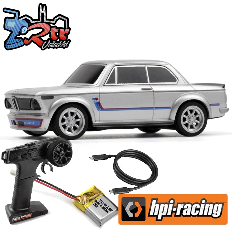 HPI Racing nano-TTR BMW 2002 Turbo Plata RTR