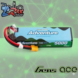 Batería Gens Ace Adventure G-Tech 5000mAh 7.4V 60C 2S Caja dura XT60