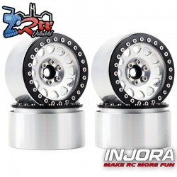 Llantas Injora 2.2 aluminio Crawler beadlock 109gr cada una (4 Unidades)