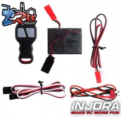 Conjunto de controlador de cabrestante inalámbrico INJORA para RC Crawler 1/10