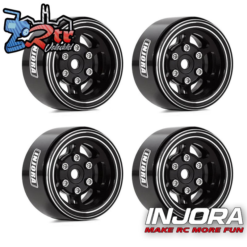 Llantas INJORA de 1.0" y 6 radios para Micro Crawlers (W1006) 4 unidades