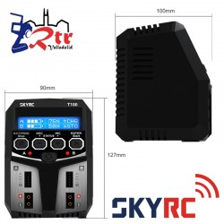 Cargador Lipo Balanceador SkyRc T100 AC Duo, 2-4S 2X50W