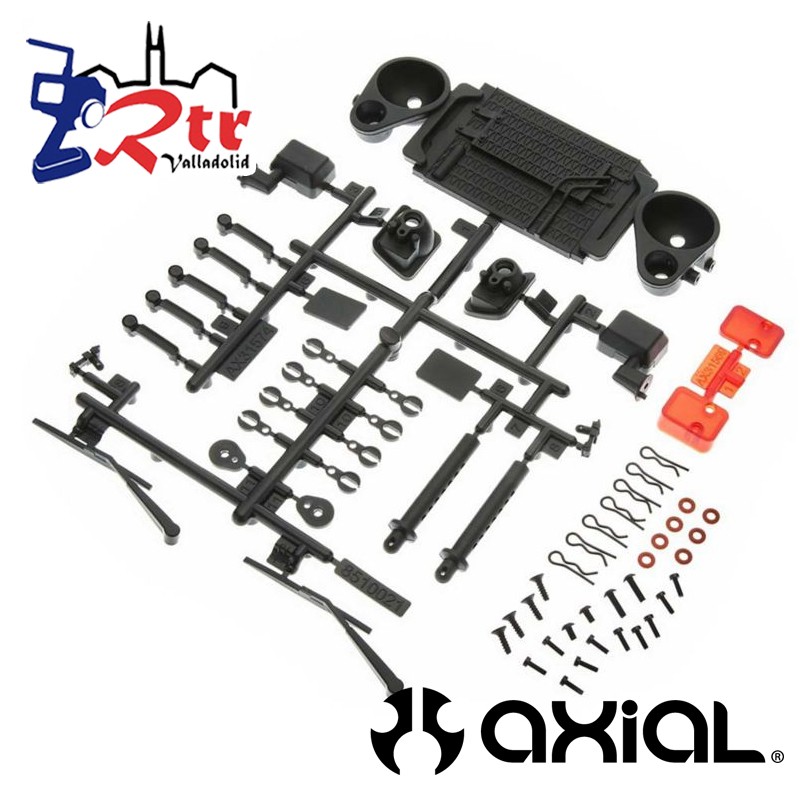 Detalles para carrocería Jeep Rubicon Axial AX80041