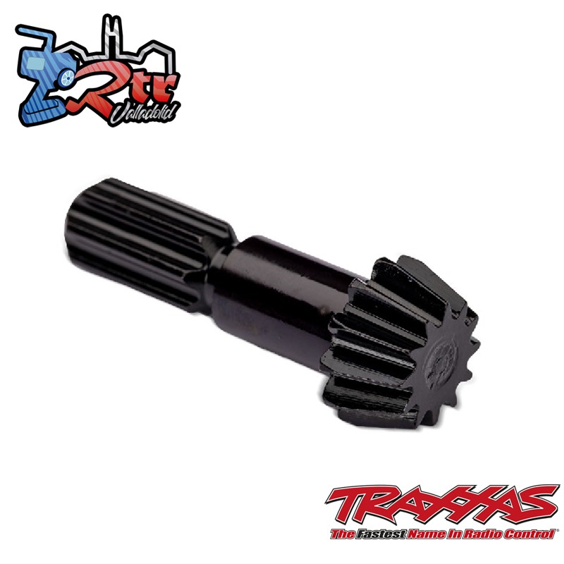 Piñón de diferencial delantero de acero mecanizado de 12 dientes Traxxas TRA10778R