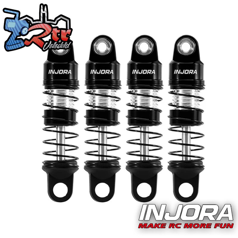 Amortiguadores de aceite de aluminio INJORA de 23 mm para Axial SCX30 a escala 1/30