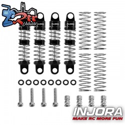 Amortiguadores de aceite de aluminio INJORA de 26 mm para Axial SCX30 a escala 1/30