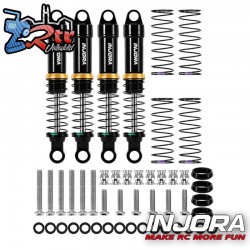 Amortiguadores de aceite de aluminio INJORA LS de 59 mm para TRX4M 1/18