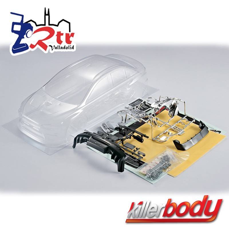 Carrocería Killerbody Mitsubishi Lancer Evo X 1/10 Transparente 190mm