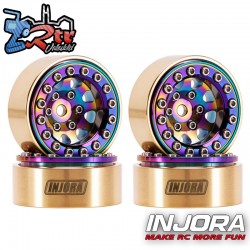 Llantas INJORA de 1.0" Laton Micro Crawlers 3.75mm 4...