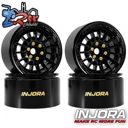 Llantas Injora 2.2 beadlock 210Gr Cada Una W2259 Negro (4 Unidades)