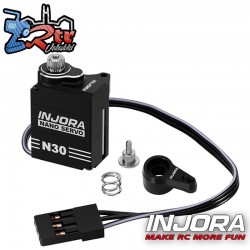 Servo INJORA N30 NANO de aluminio con protector de servo...