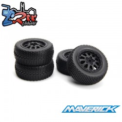 Sidepin SC Wheel-Tyre Set (Black-Front-Rear)