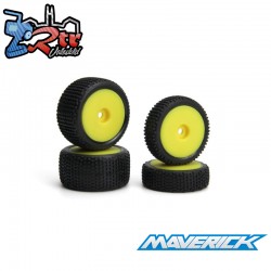 Sideline Buggy Wheel-Tire Set (Yellow-Front-Rear)