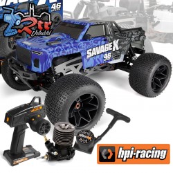 HPI Racing Savage X 4.6 GT-6 - Blue Nitro metano RTR