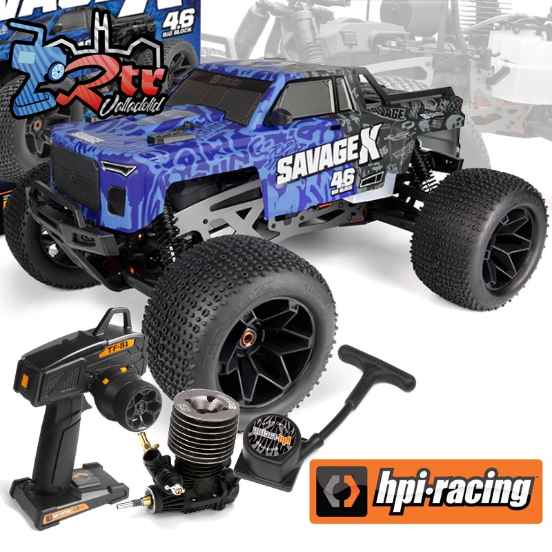 HPI Racing Savage X 4.6 GT-6 - Blue Nitro metano RTR
