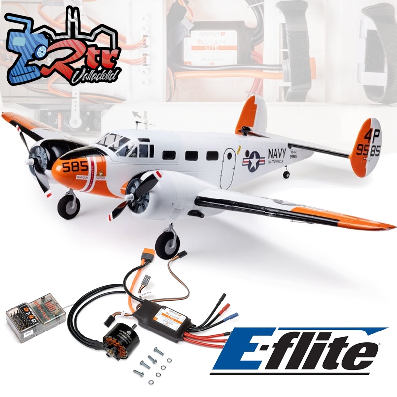 Avion E-Flite Beechcraft D18-RC-45J 1.5m PNP