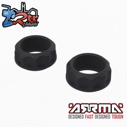 Threaded Shock Collar  Black (2)