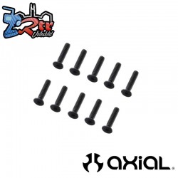 Tornillo de cabeza plana M2 x 12 mm 10 uniddes Axial AXI-3838