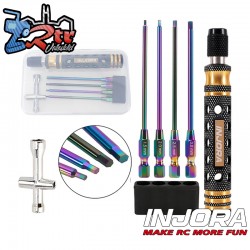 Kit de herramientas INJORA (1,5 / 2,0 / 2,5 / 3,0 mm) con...
