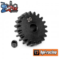 Pinion Gear 20 Dientes Modulo 1 eje de 5mm