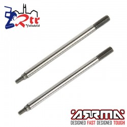 Ejes de amortiguador 4X62.50mm Arrma 2 Piezas AR330490