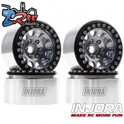 Llantas Injora 1.9 beadlock 82Gr por unidad 10mm Outset (4 Unidades) Plomo