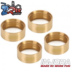 Anillos de sujeción internos Beadlock de latón Injora de 94g unidad para llantas de 1,9"