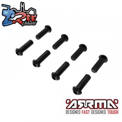 Button Head Screw M4x14mm (Double Hex) (8pcs)