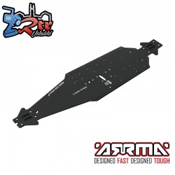 Aluminum Chassis CNC 7075 T6 XLWB  Black (1pc)