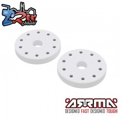 Machined Shock Piston (FLAT  8x1.4mm Hole) (2pcs)