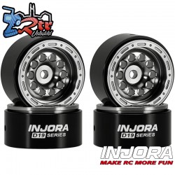 Llantas Injora 0.7" D19 Plata Aluminio SCX30 1/30 W7008
