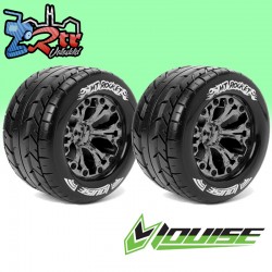 Ruedas Louise 14mm Monster 1/10 MT-ROCKET Pegadas Rellenas LR-T3201SBCM