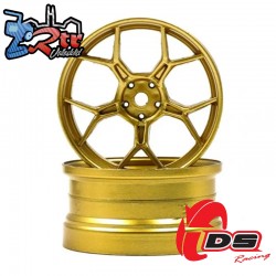 Llanta DS Racing Drift Feathery 5Y Oro +6mm Outset 2...
