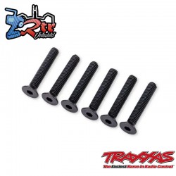 Tornillos avellanados para máquinas de 3x18 mm 6 unidades Traxxas TRA3197