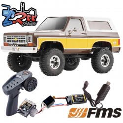 FMS Chevrolet K5 Blazer FCX24 Escobillas Scaler RTR 4x4...