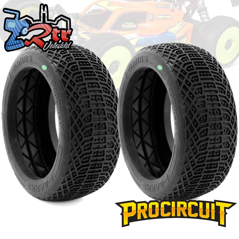 Ruedas Procircuit I-Barrs V3 Buggy K1 Arcilla super suave Sin Espuma