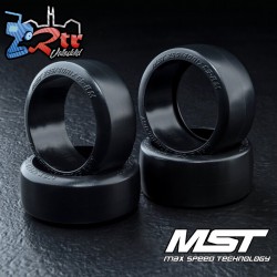 Ruedas MST Drift HDPE plateado (4 piezas) MST830013