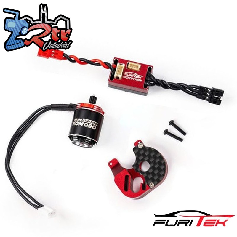 Combo FURITEK Micromodo 2025 Micropython + Microkomodo brushless para Axial SCX24 FUR-2631