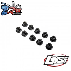 Flanged Nylock Nut  M5 STL (10)