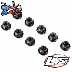 Flanged Nylock Nut  M6 STL (10)