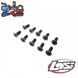 Flat Head Screws  M6 x 16mm STL (10)
