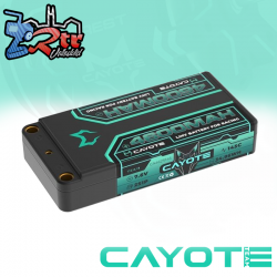 Batería LiPo CAYOTE Racing Shorty 4600mAh 7.6V 2S 145C HV LiPo 5 mm, 163 g