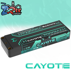 Batería LiPo CAYOTE Racing 7000mAh 7.6V 2S 145C HV LiPo 5mm, 274g