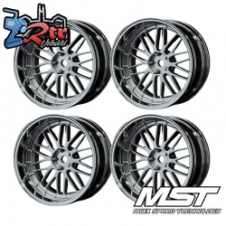 Llantas MST Cromo Mate LM Drift MST Outset Variable ( 4 Unidades) MST832101FS