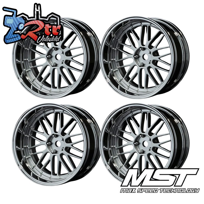 Llantas MST Cromo Mate LM Drift MST Outset Variable ( 4 Unidades) MST832101FS
