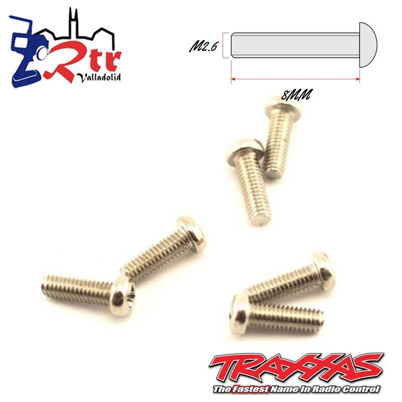 Tornillos Estrella 2.6x8mm 6 Unidades Traxxas TRA2562