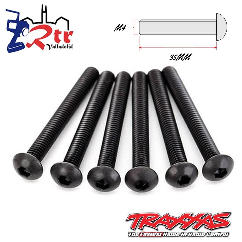 Tornillos Hexagonal 4x35mm 6 Unidades Traxxas TRA2595